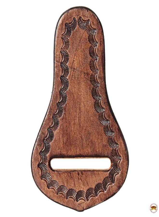 HILASON Western Saddle Repair Leather 1 Latigo Carrier Girth Holder Brown - Image 3